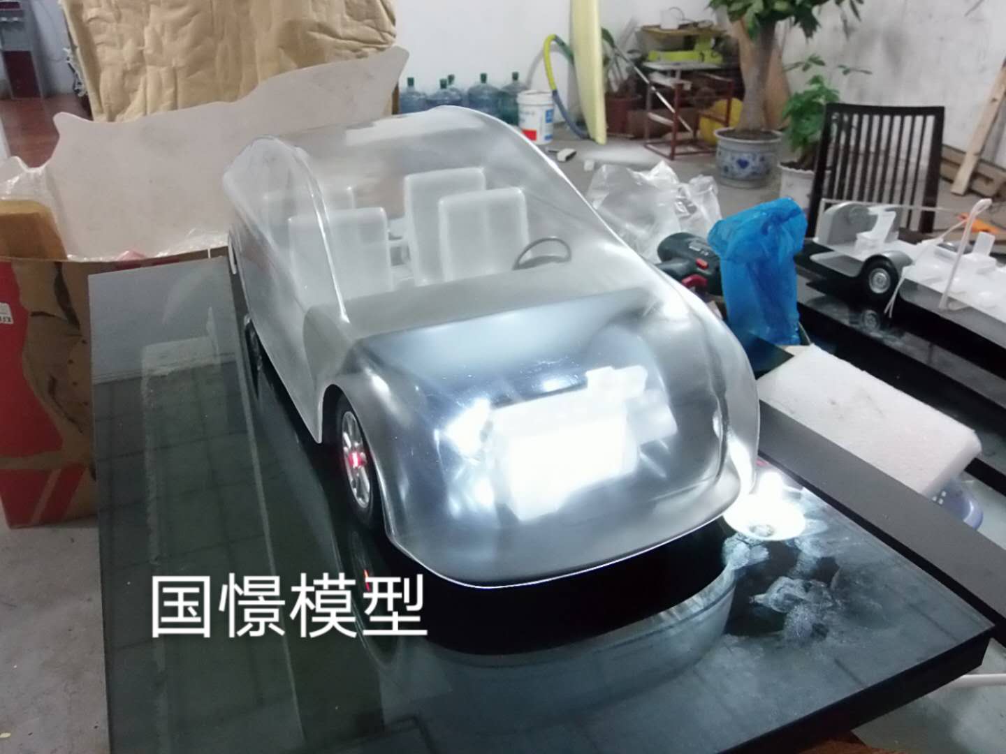 龙南县透明车模型